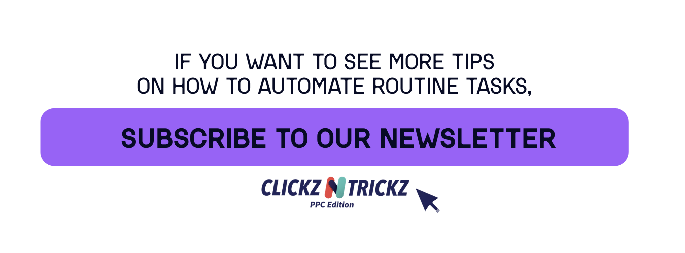 Subscribe to our newsletter — automation tips